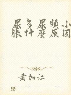 尿多尿频小腹坠胀什么原因