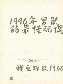 1996年男鼠的最佳配偶属相