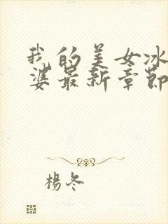 我的美女冰山老婆最新章节封面