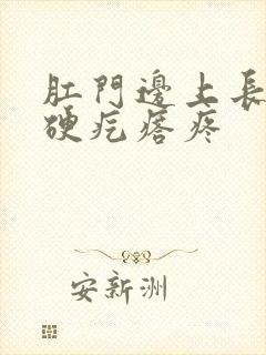 肛门边上长了个硬疙瘩疼