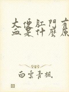 大便肛门有点出血是什么原因