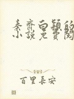 秦齐白颖的最新小说免费阅读