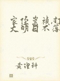 家侄崇祯,打造大明日不落免费下载封面