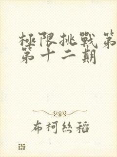 极限挑战第五季第十二期封面