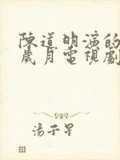 陈道明演的流金岁月电视剧免费观看