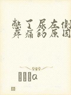 憋了尿左侧腹部疼痛的原因