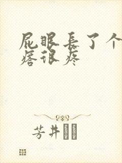 屁眼长了个小疙瘩很疼封面