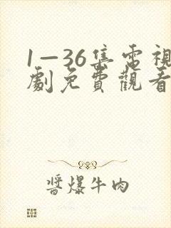 1—36集电视剧免费观看30