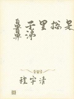 鼻子里总是有黄鼻涕封面