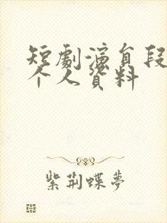 短剧演员段美洋个人资料