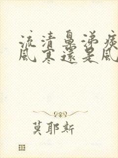 流清鼻涕痰黄是风寒还是风热封面