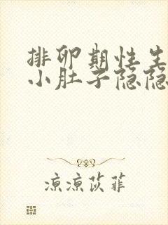 排卵期性生活后小肚子隐隐疼怎么回事封面