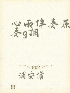 心雨伴奏原版伴奏g调