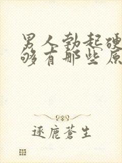 男人勃起硬度不够有那些原因