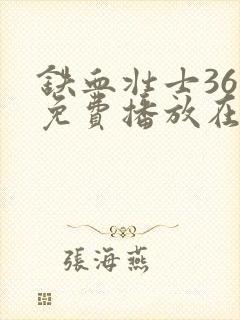 铁血壮士36集免费播放在线观看