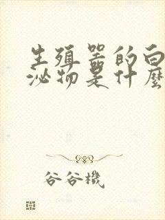 生殖器的白色分泌物是什么