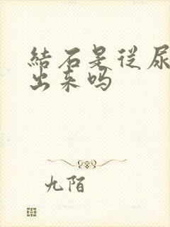 结石是从尿道排出来吗