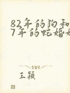 82年的狗和77年的蛇婚姻相配吗