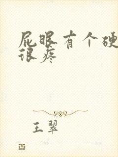 屁眼有个硬疙瘩很疼