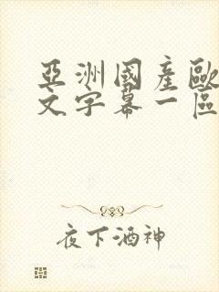 亚洲国产欧美中文字幕一区