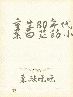 重生80年代周叶白芷的小说