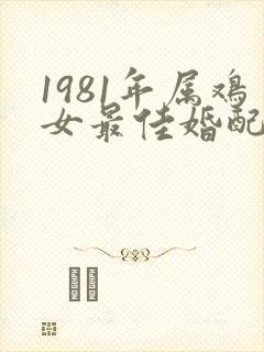 1981年属鸡女最佳婚配属相封面