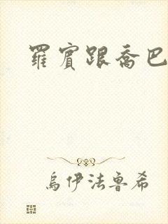 罗宾跟乔巴本子