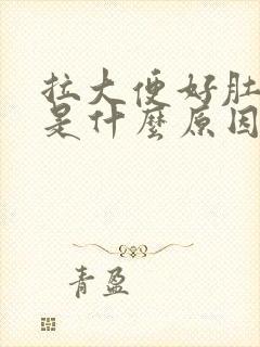 拉大便好肚子痛是什么原因封面