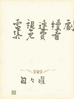 电视连续剧36集免费看封面