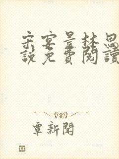 宋宴晨林思微小说免费阅读最新章节