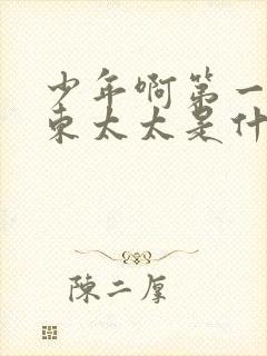 少年啊第一部房东太太是什么电影