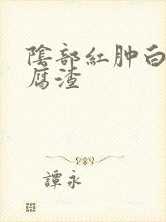 阴部红肿白带豆腐渣