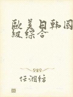 欧美日韩国产一级综合