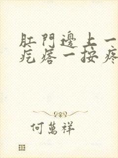 肛门边上一个硬疙瘩一按疼