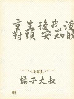 重生后我渣了死对头 安知晓小说封面