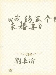 w我的五个绝色未婚妻》封面