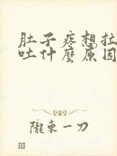 肚子疼想拉屎想吐什么原因