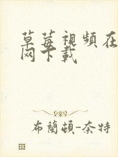 草莓视频在线官网下载