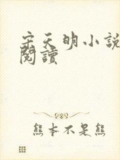 宋天明小说在线阅读封面