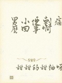 男小便刺痛是怎么回事啊