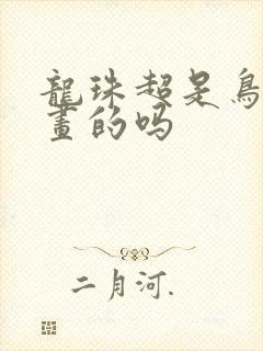 龙珠超是鸟山明画的吗封面