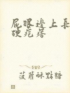 屁眼边上长了个硬疙瘩