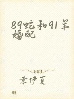 89蛇和91羊婚配