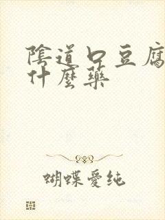 阴道口豆腐渣用什么药