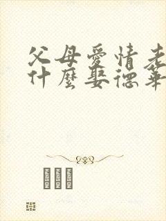 父母爱情老丁为什么娶德华