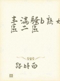 丰满骚b熟妇一区二区