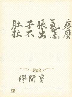 肚子胀气疼大便拉不出怎么办封面