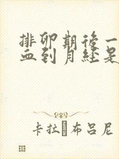 排卵期后一直出血到月经是怎么回事封面