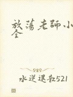 放荡老师小说大全