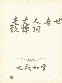 老丈人去世女婿致悼词